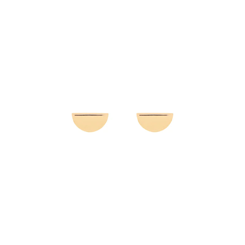 Solid Gold Flat Half Circle from Modern Mood