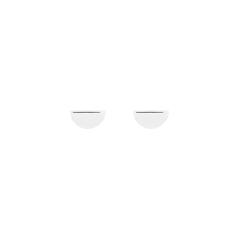Solid Gold Flat Half Circle — Modern Mood