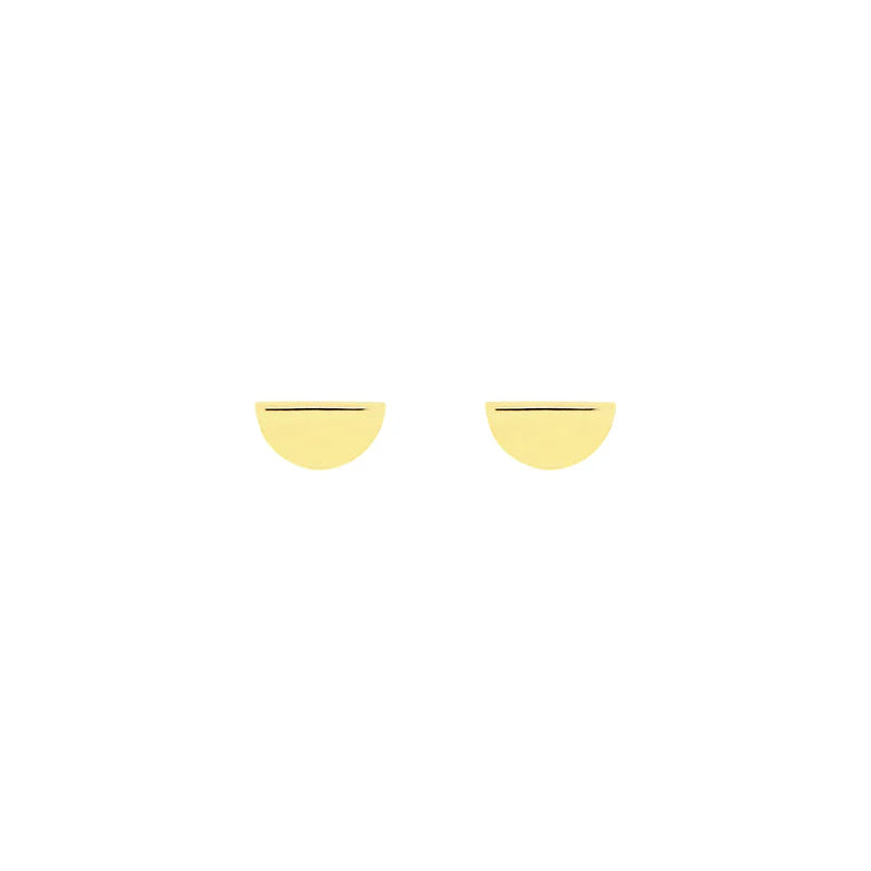 Solid Gold Flat Half Circle — Modern Mood