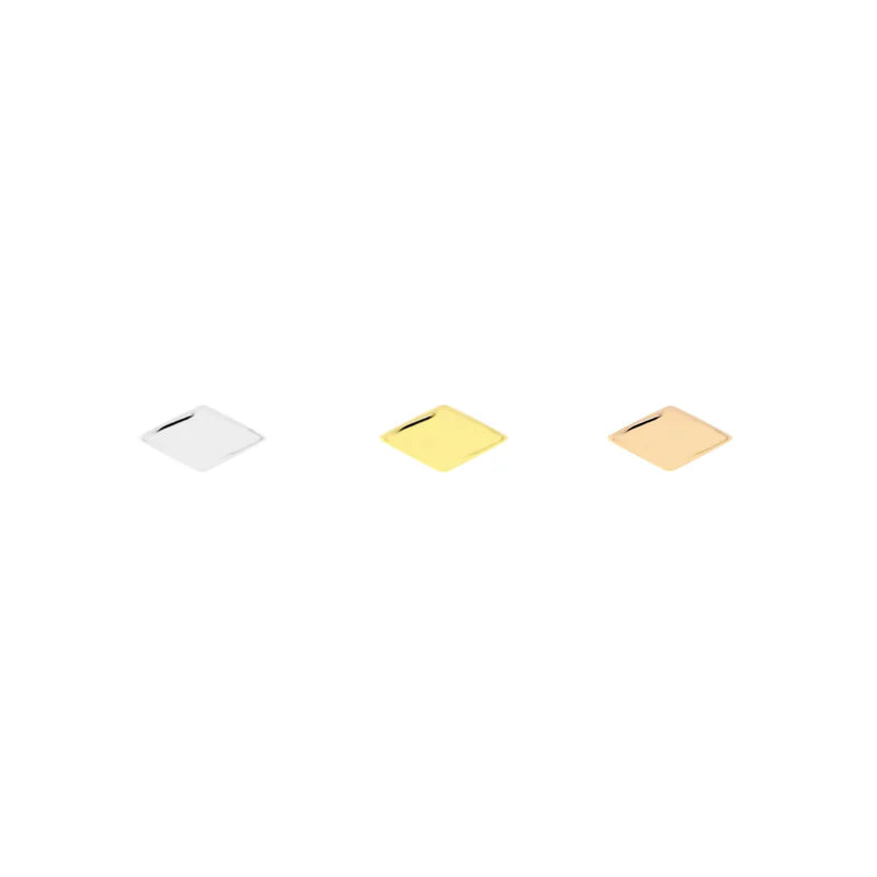 Solid Gold Flat Rhombus from Modern Mood