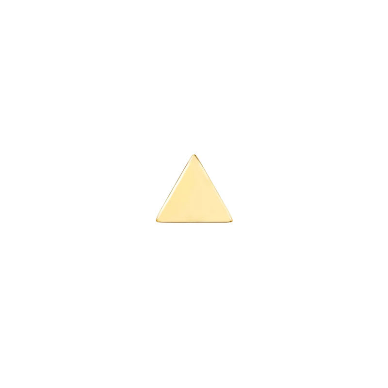 Solid Gold Flat Triangle from Modern Mood