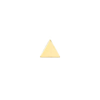 Solid Gold Flat Triangle — Modern Mood