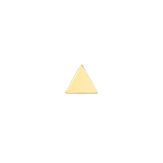 Solid Gold Flat Triangle from Modern Mood