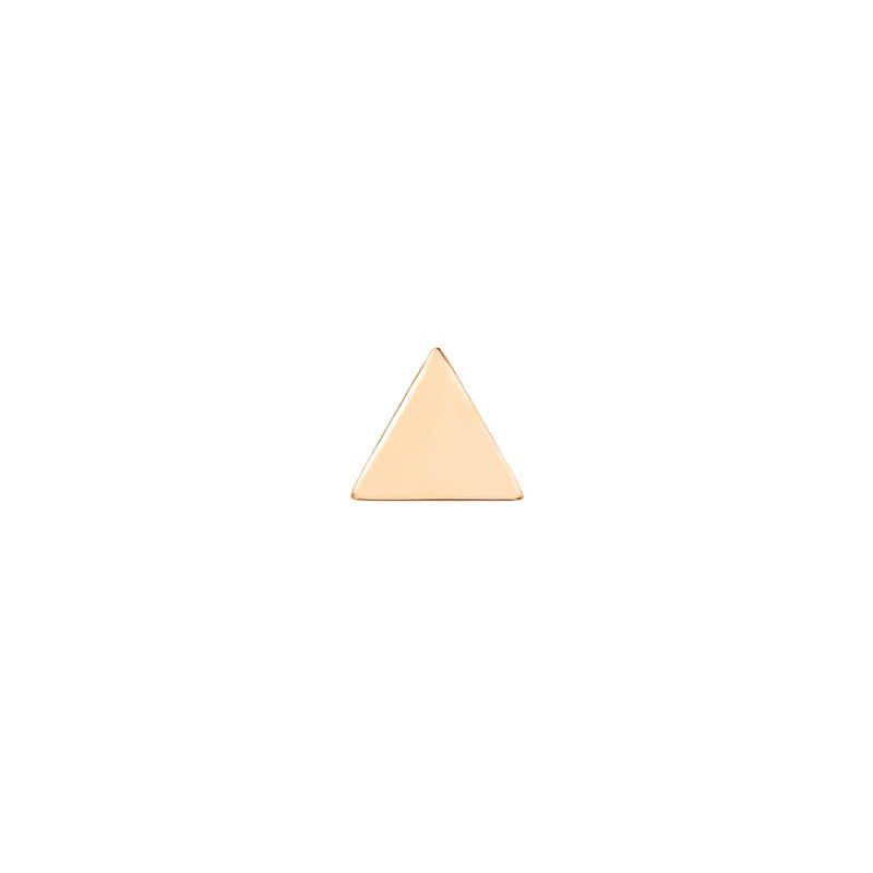 Solid Gold Flat Triangle — Modern Mood