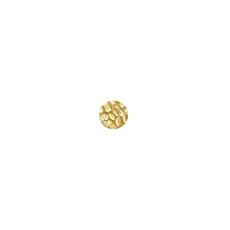 Solid Gold Hammered Disc — Modern Mood