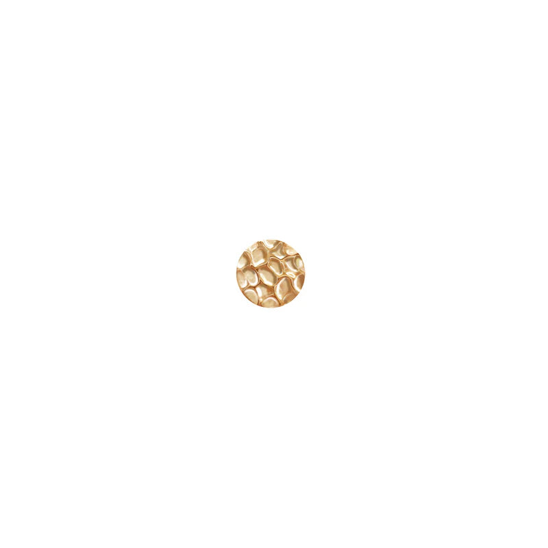 Solid Gold Hammered Disc — Modern Mood