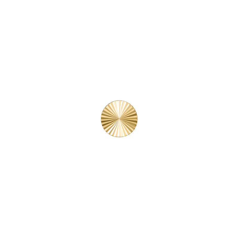 Solid Gold Ray Textured Disc — Modern Mood