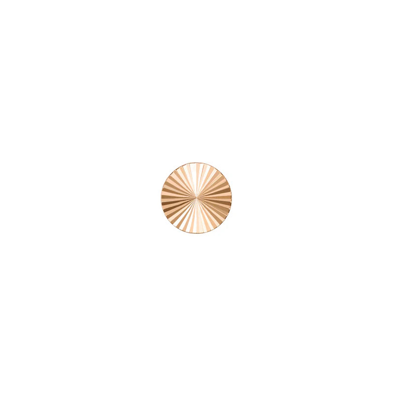 Solid Gold Ray Textured Disc — Modern Mood