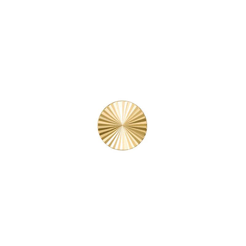 Solid Gold Ray Textured Disc — Modern Mood