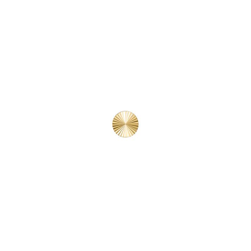 Solid Gold Ray Textured Disc from Modern Mood