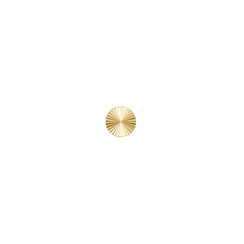 Solid Gold Ray Textured Disc — Modern Mood