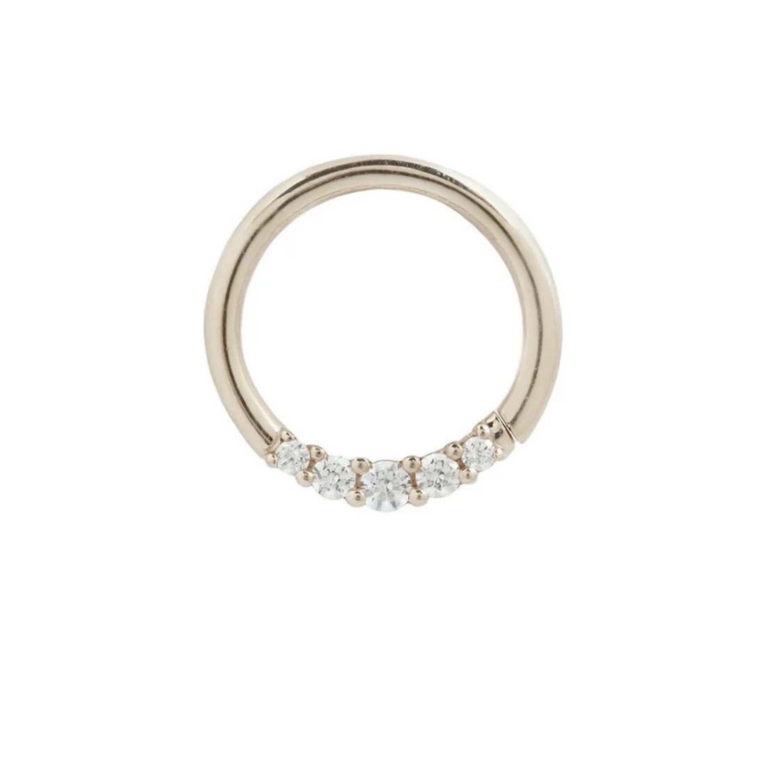 Sophia Seam Ring with CZ — Buddha