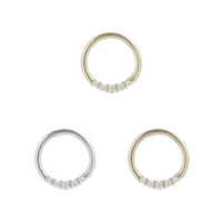 Sophia Seam Ring with CZ — Buddha