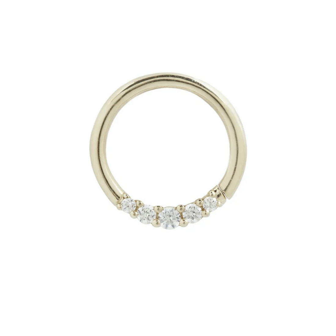 Sophia Seam Ring with CZ — Buddha
