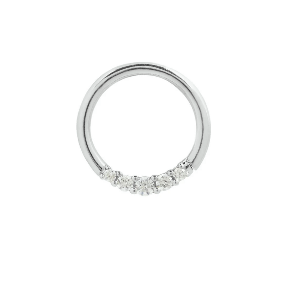 Sophia Seam Ring with CZ — Buddha