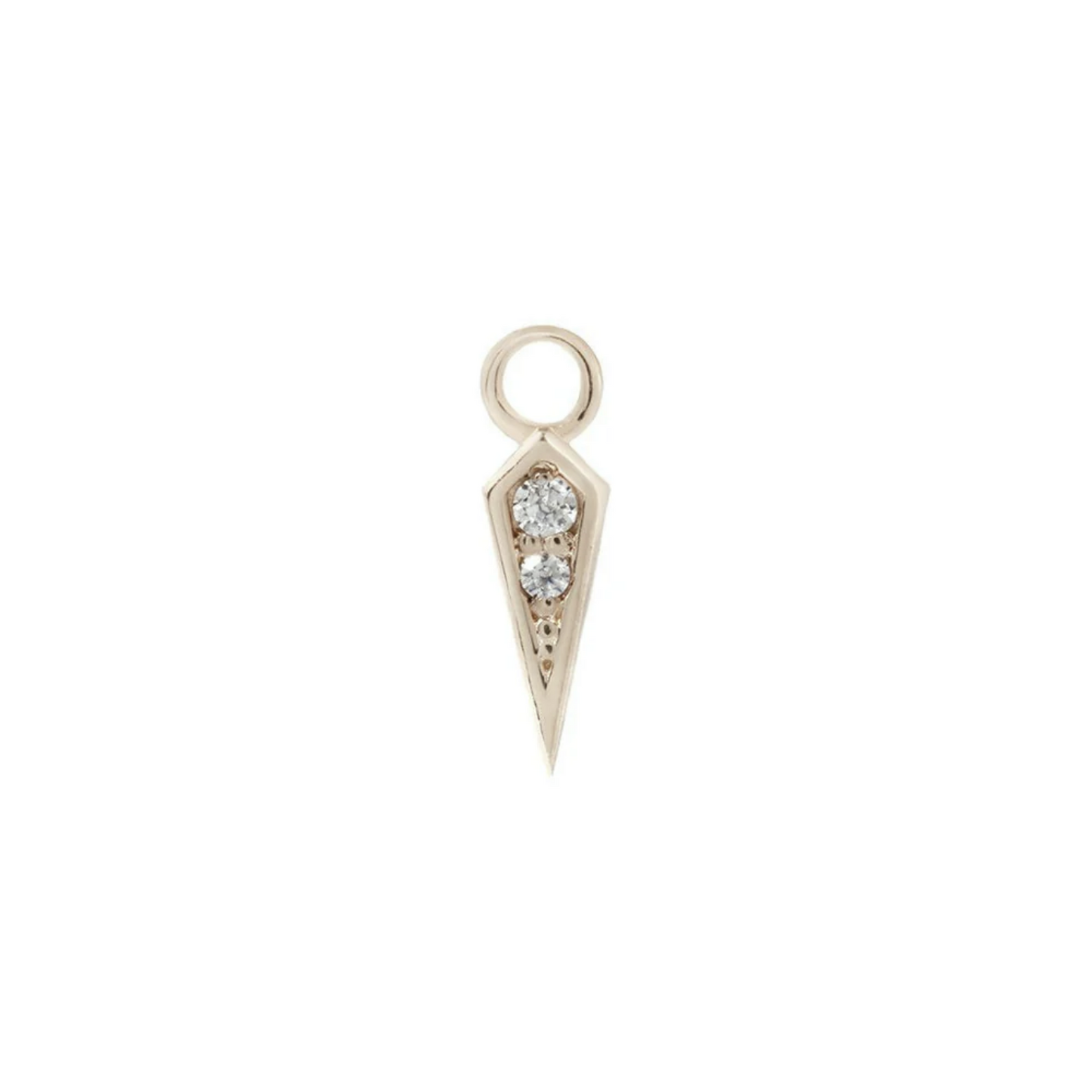 Spike Charm with CZ From Buddha