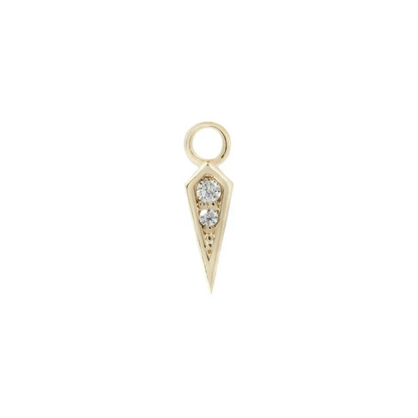 Spike Charm with CZ From Buddha
