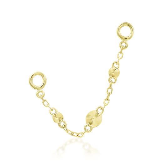 Spiked Chain from Junipurr Yellow and Rose Gold (Vault)