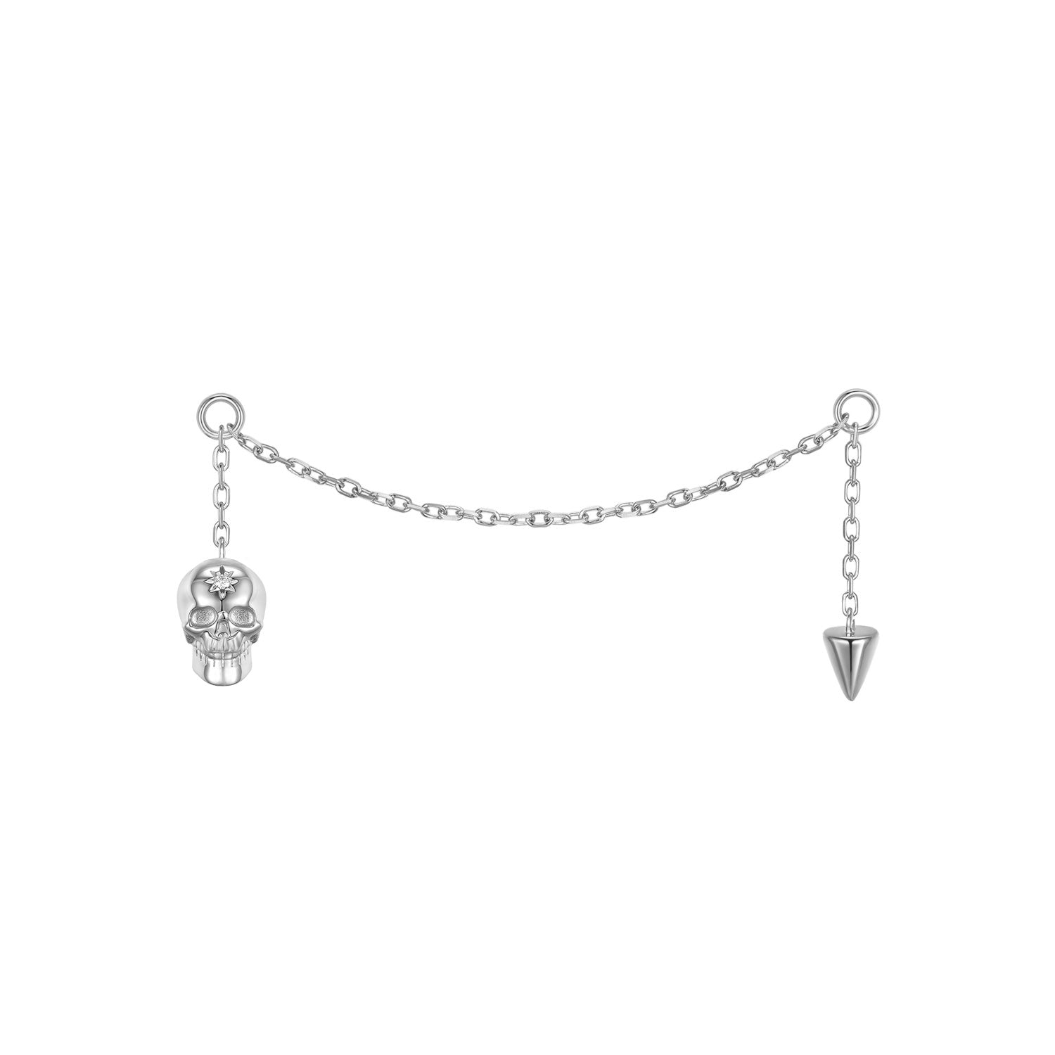 Stardust Skull and Spike Chain