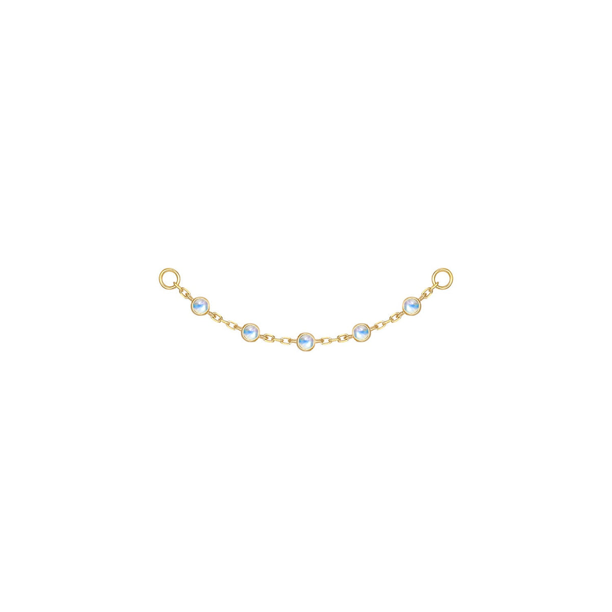 Station Chain - 5 Cabochon
