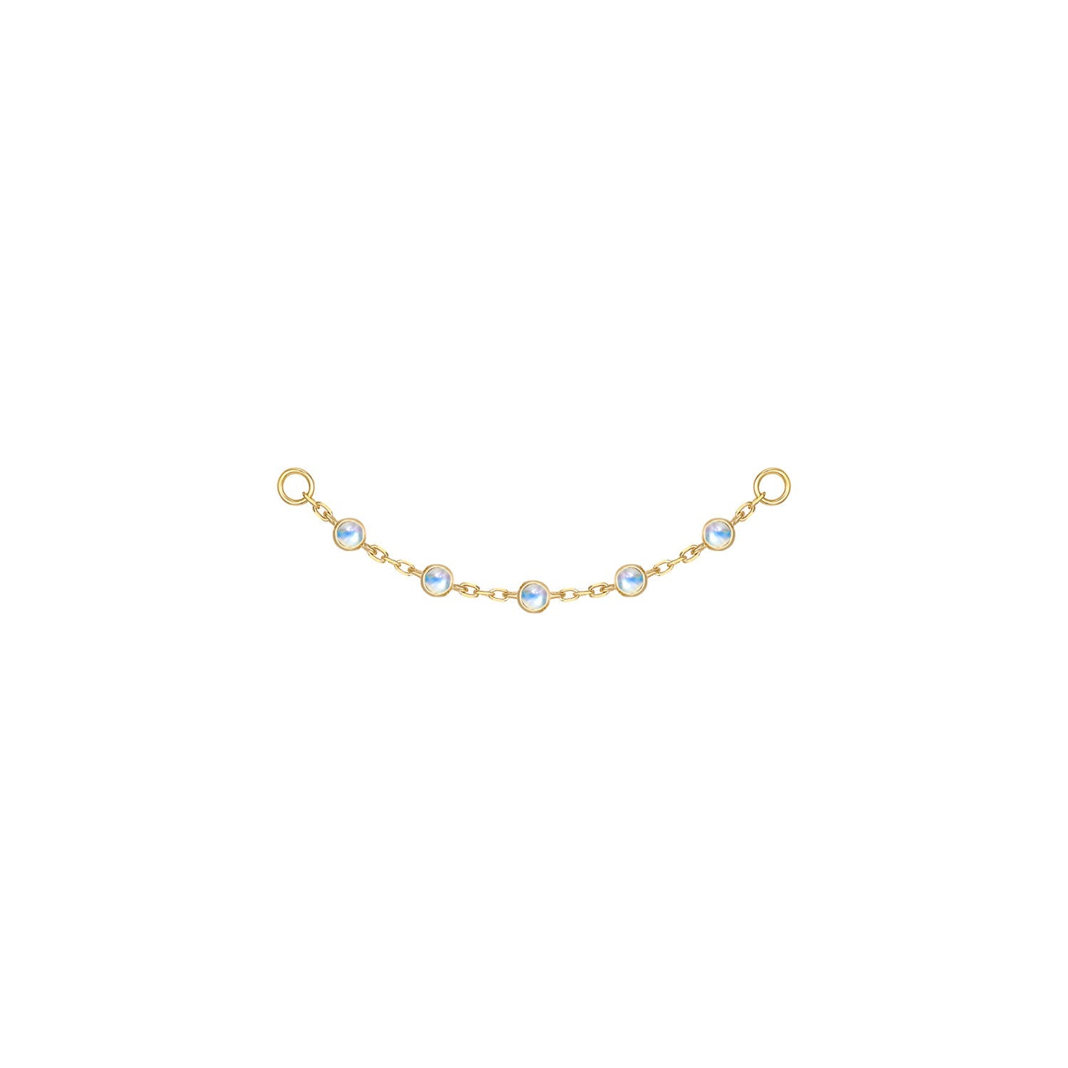 Station Chain - 5 Cabochon