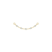 Station Chain - 5 Cabochon
