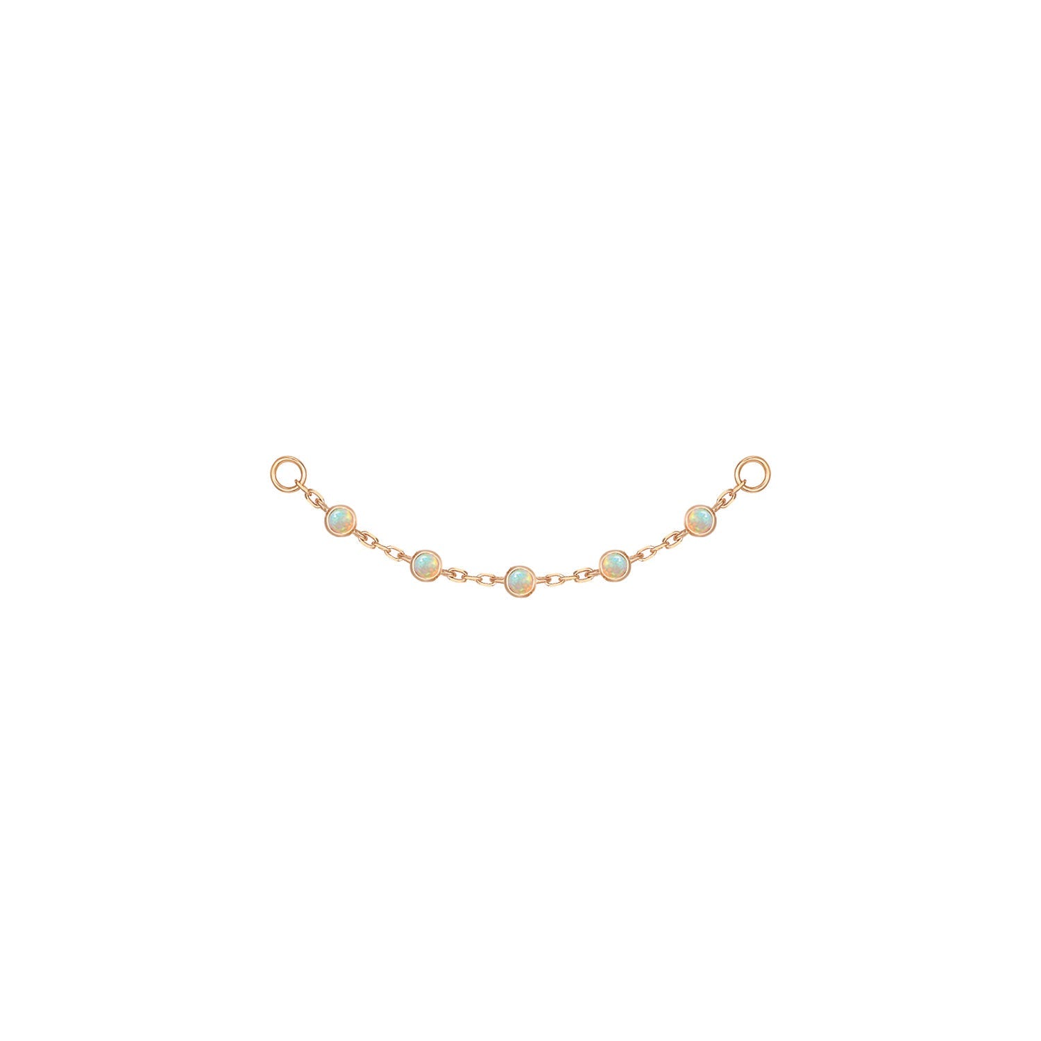 Station Chain - 5 Cabochon