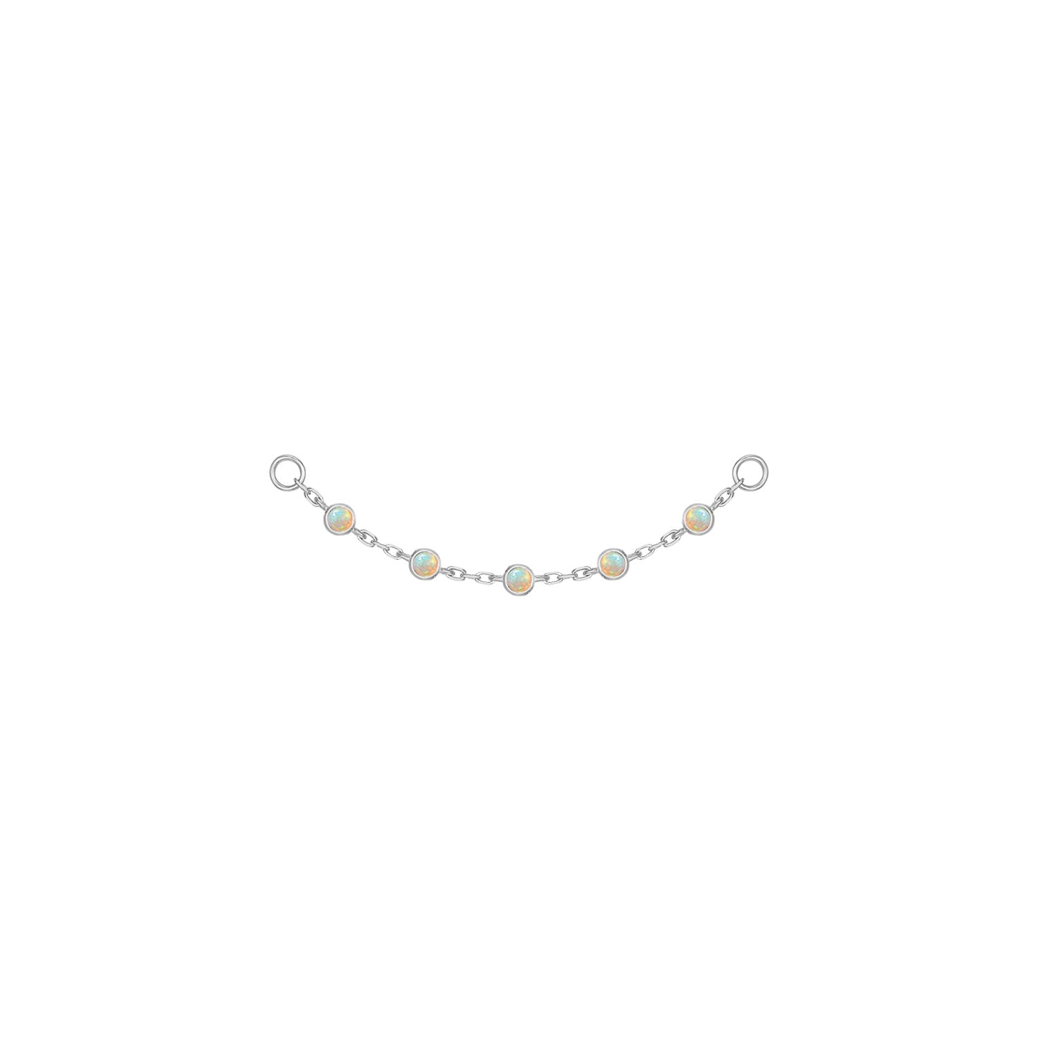 Station Chain - 5 Cabochon
