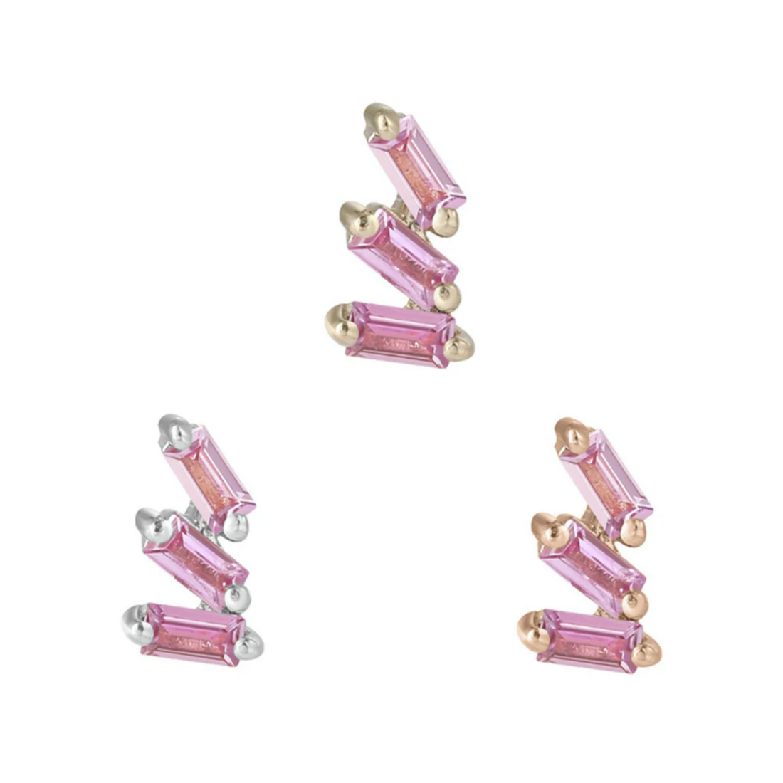 Staxx with Pink Sapphire — Buddha