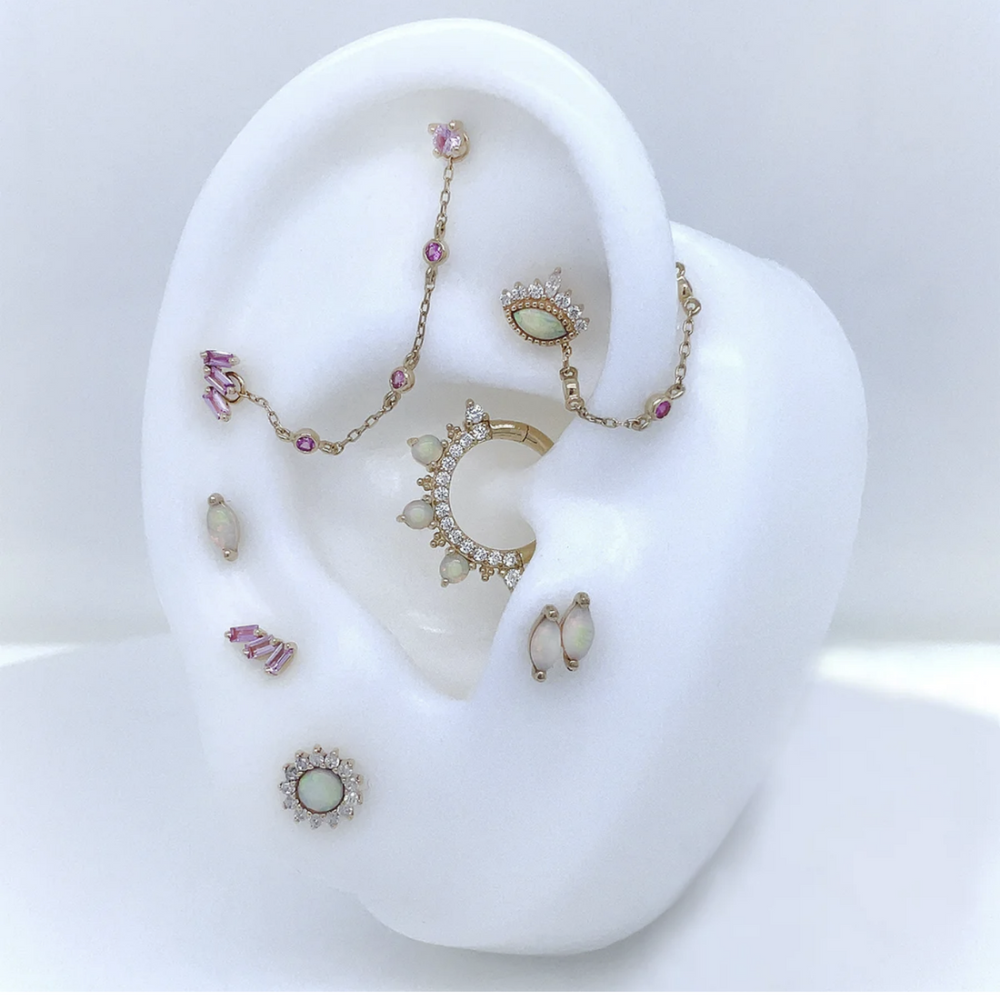Staxx with Pink Sapphire — Buddha