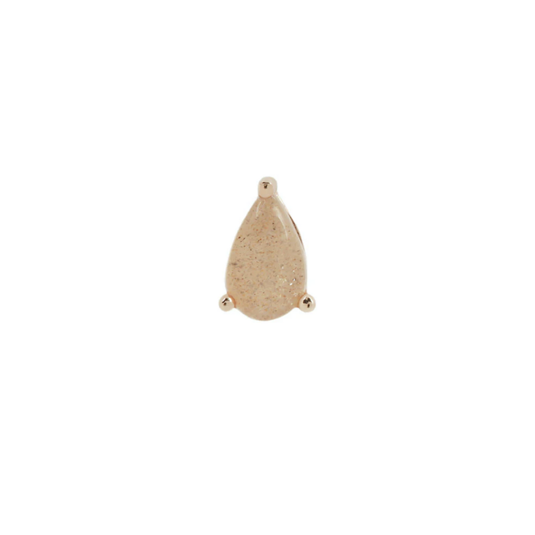 Prong Pear with Sunstone — Buddha