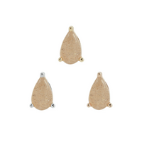 Prong Pear with Sunstone — Buddha