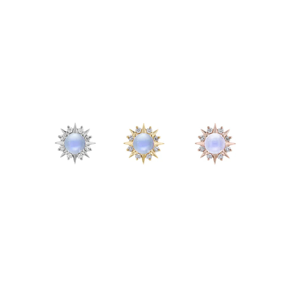Surya with Cabochon Gemstone — Modern Mood