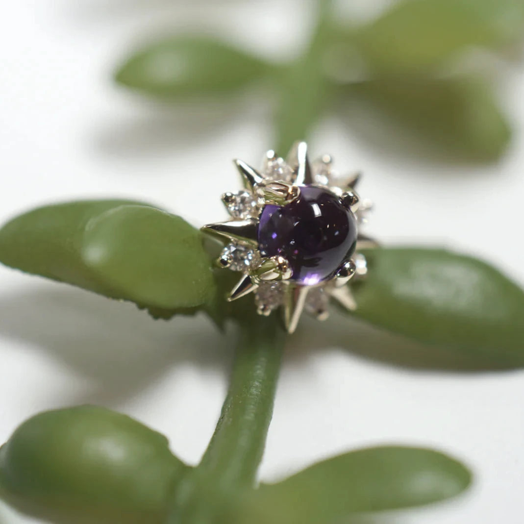 Surya with Cabochon Gemstone — Modern Mood