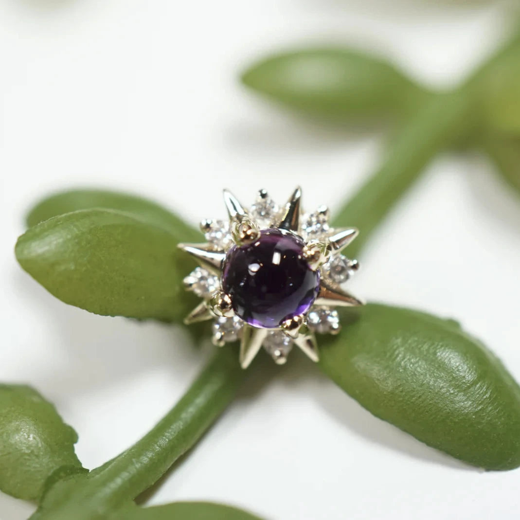 Surya with Cabochon Gemstone — Modern Mood