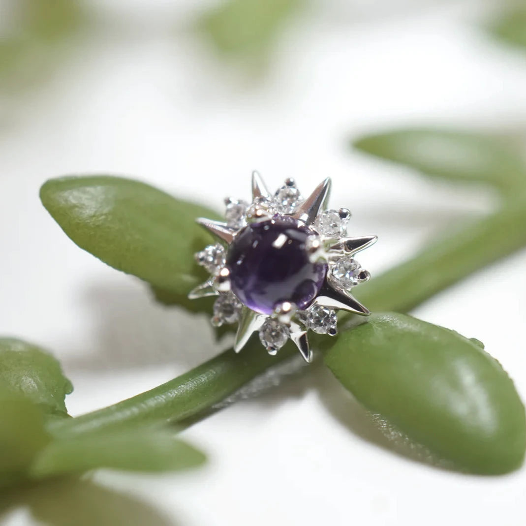 Surya with Cabochon Gemstone — Modern Mood