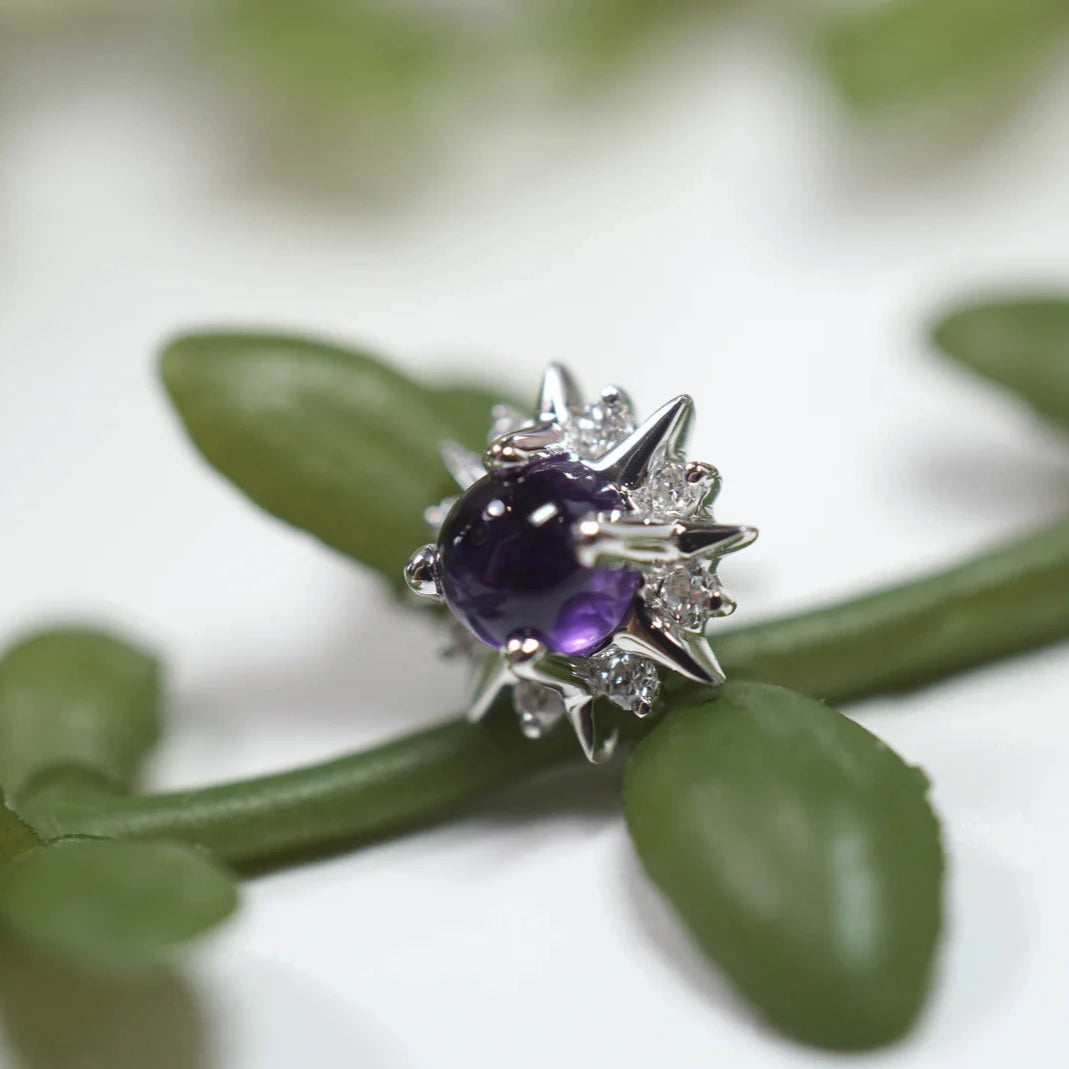 Surya with Cabochon Gemstone — Modern Mood