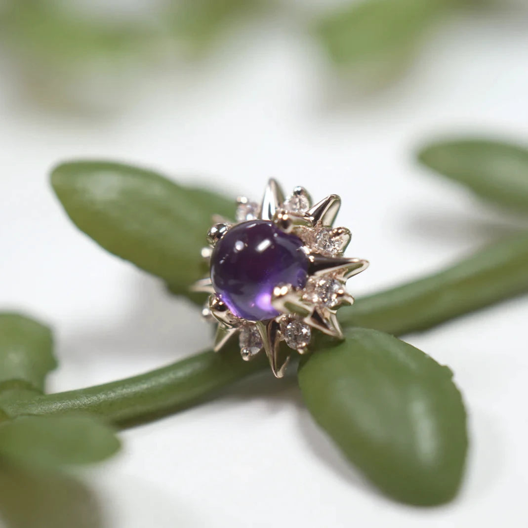 Surya with Cabochon Gemstone — Modern Mood