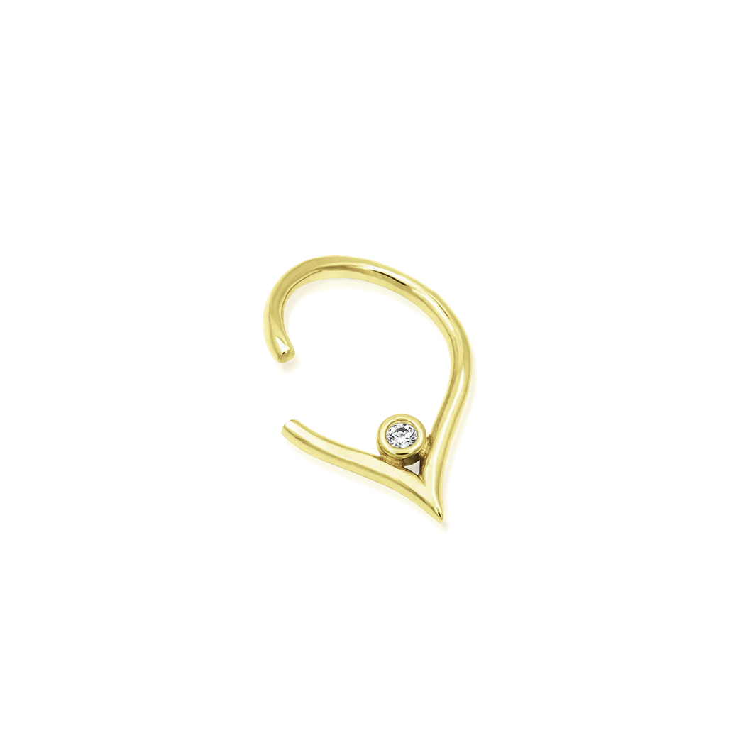 Susie Seam Ring with CZ from Junipurr (Vault)