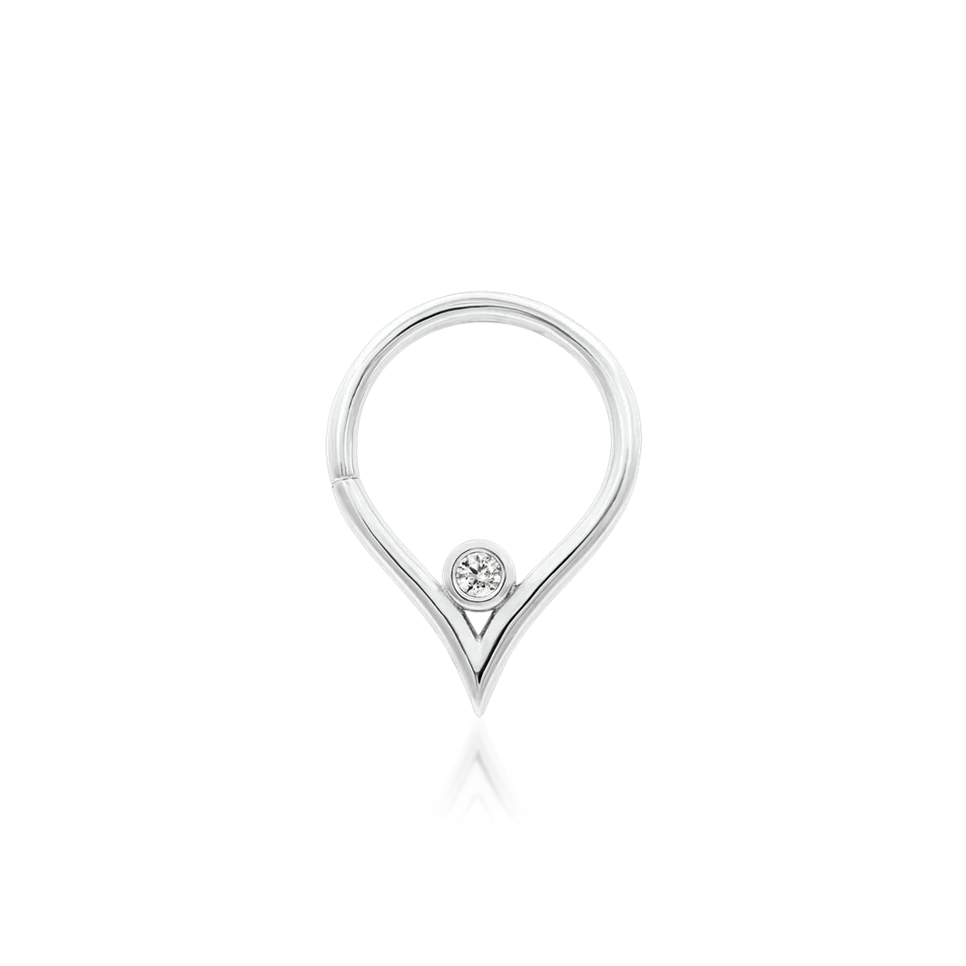 Susie Seam Ring with CZ from Junipurr (Vault)