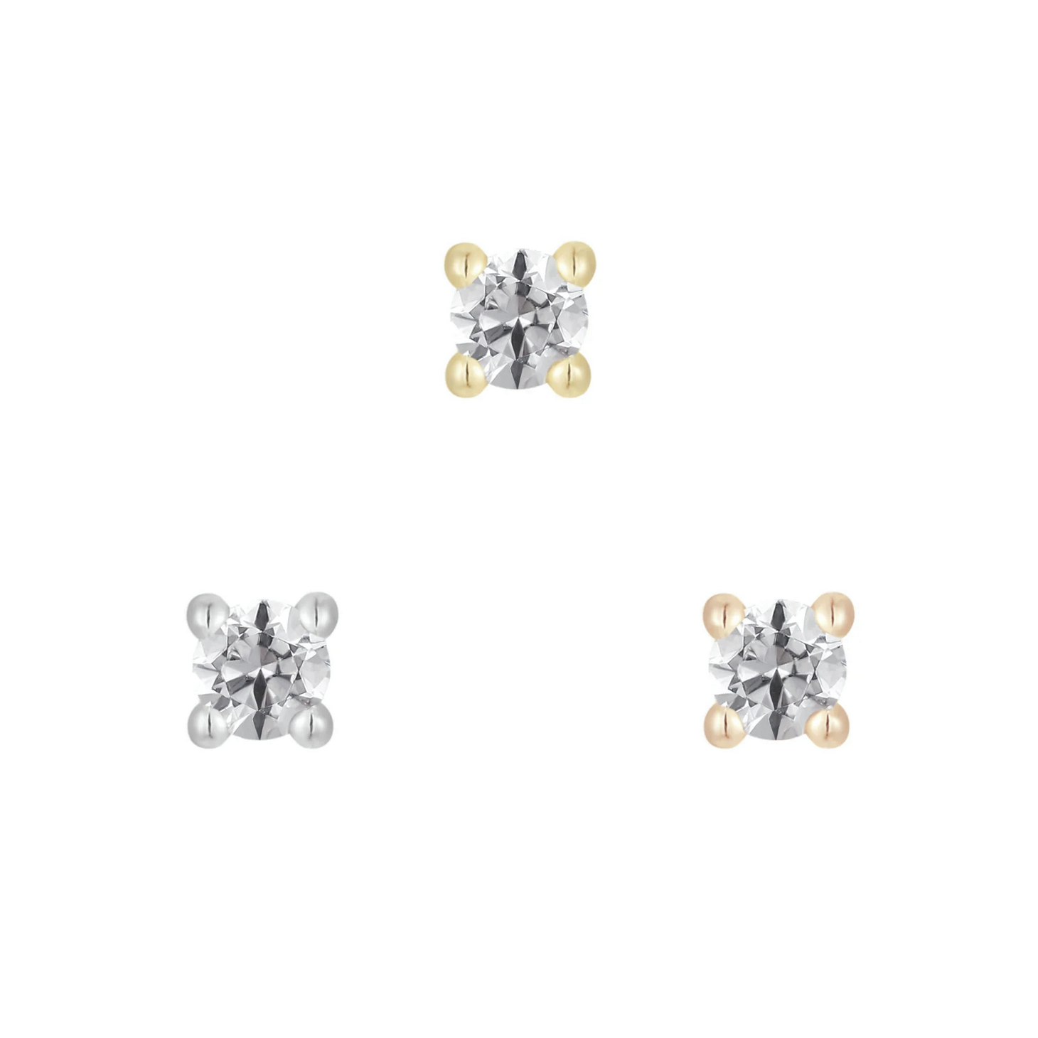 Prong Set Gem with Swarovski CZ From Buddha