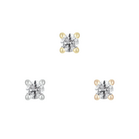 Prong Set Gem with Swarovski CZ — Buddha