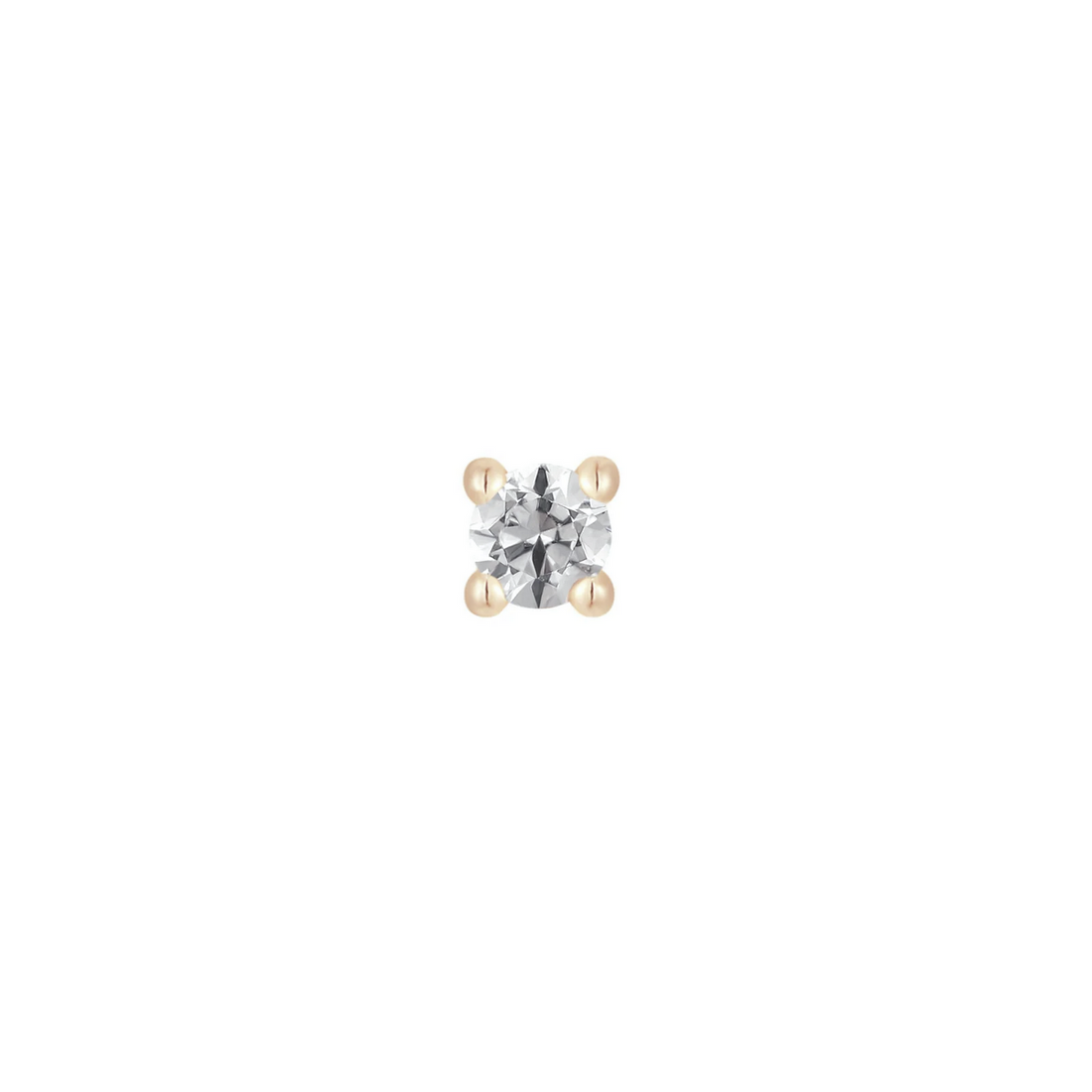 Prong Set Gem with Swarovski CZ — Buddha