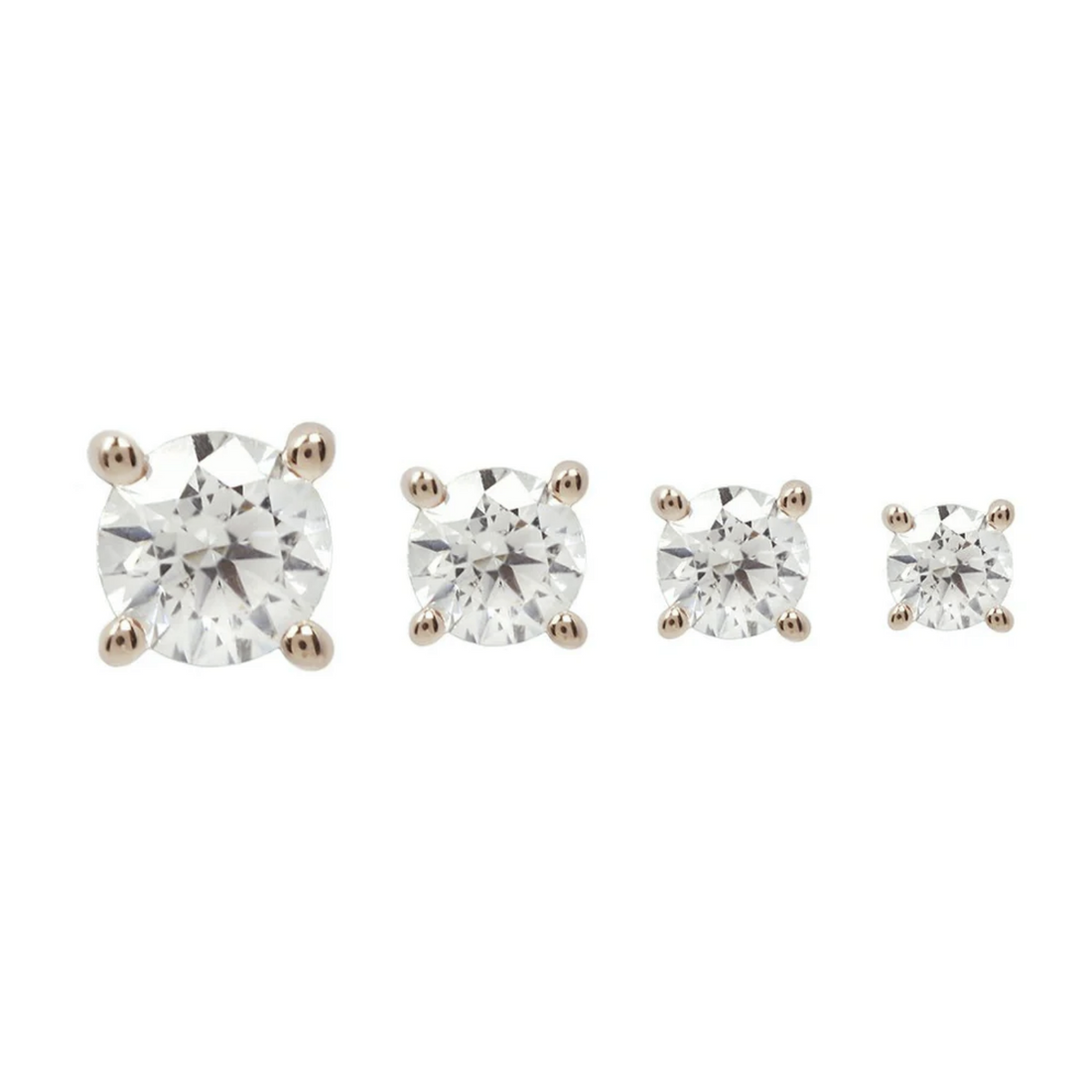 Prong Set Gem with Swarovski CZ — Buddha