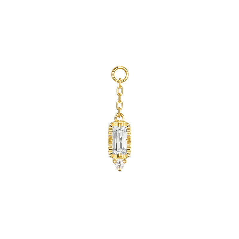 Sylvie on Chain Charm Diamond — Modern Mood
