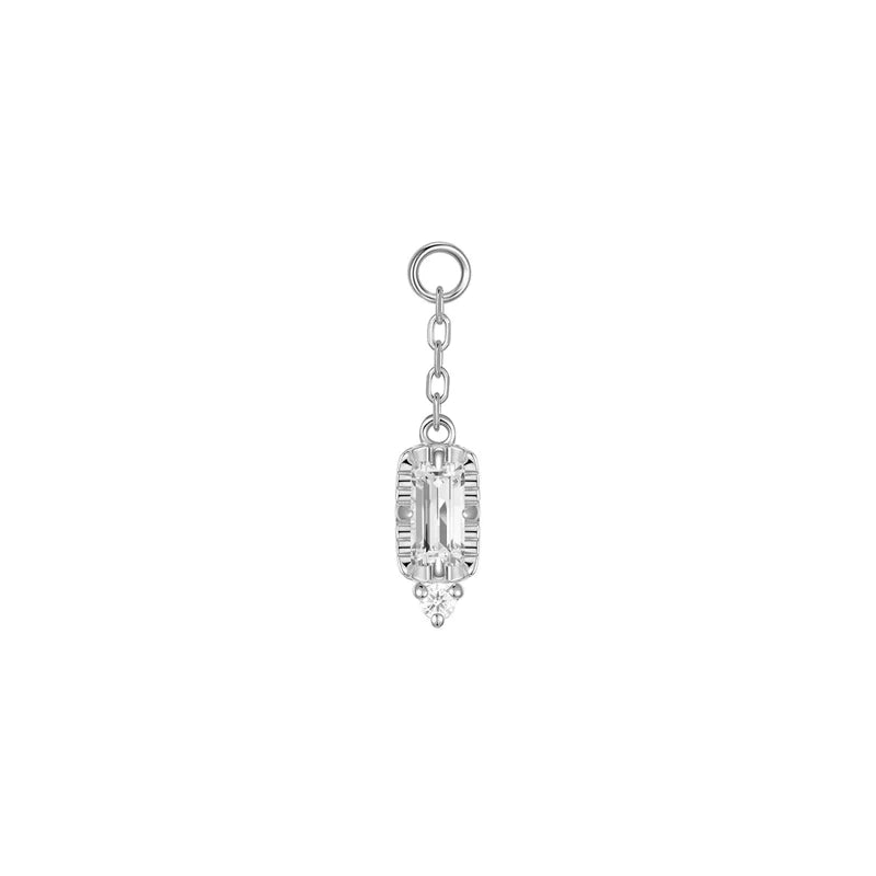 Sylvie on Chain Charm Diamond — Modern Mood