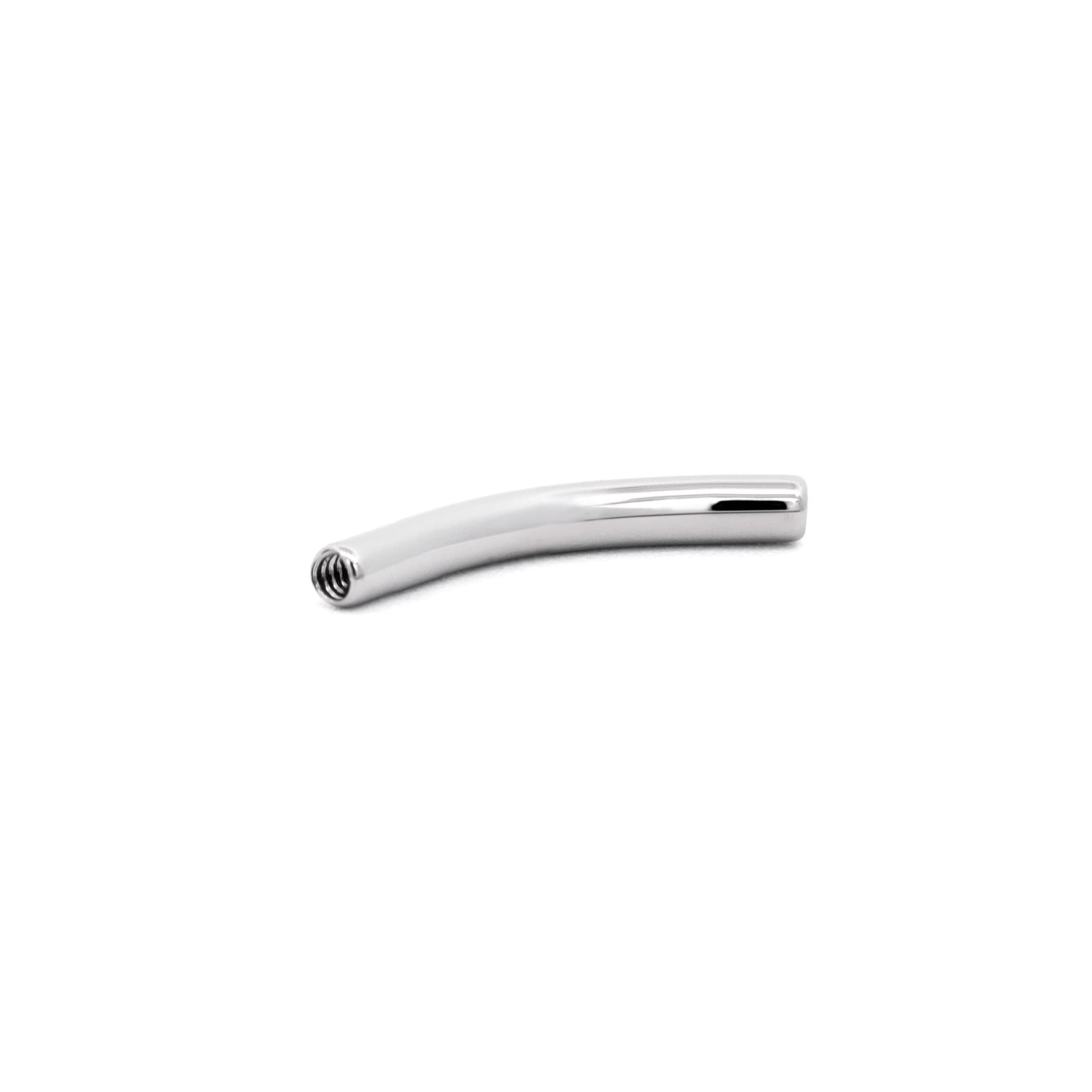 Titanium 16g Curved Barbell - Threaded