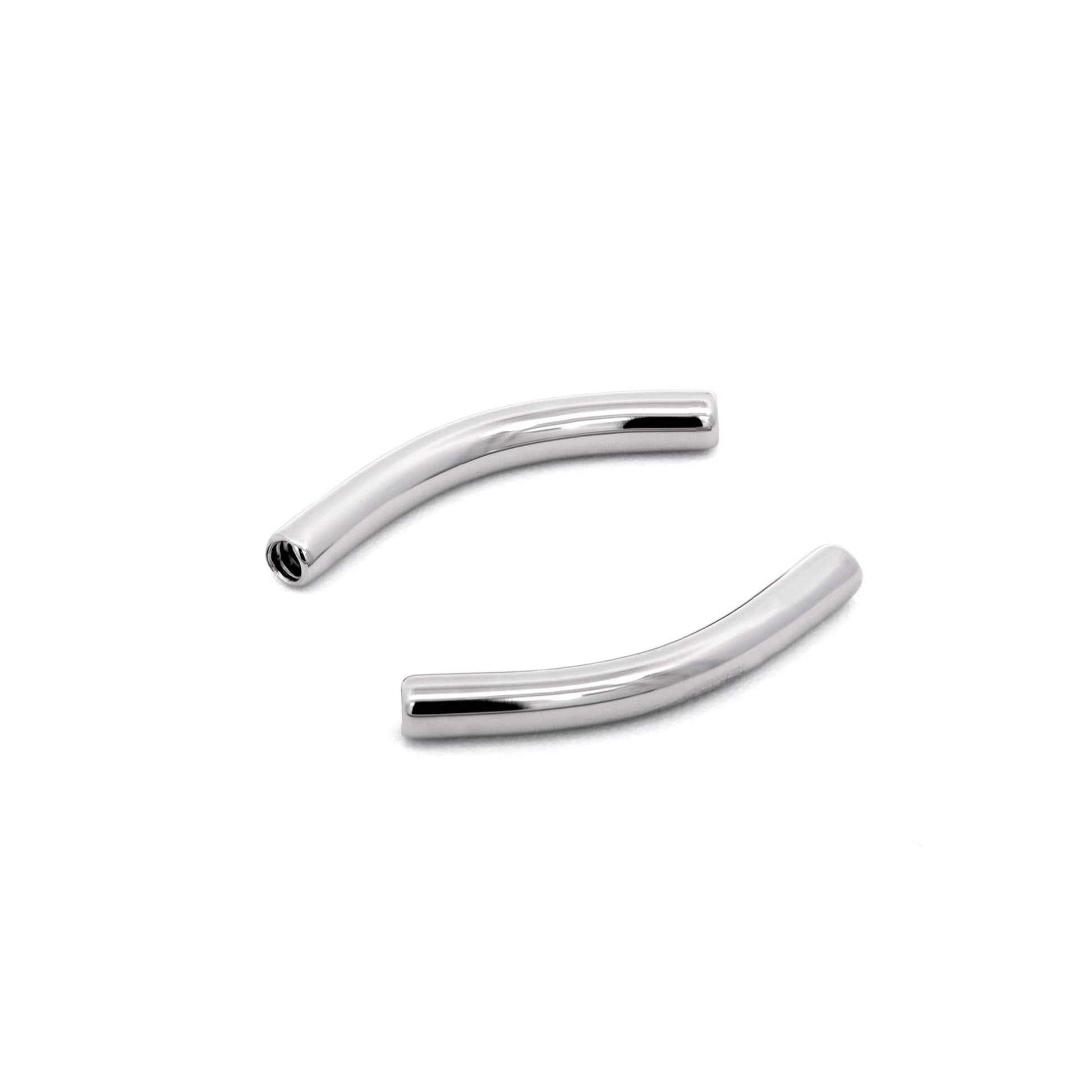 Titanium 16g Curved Barbell - Threaded