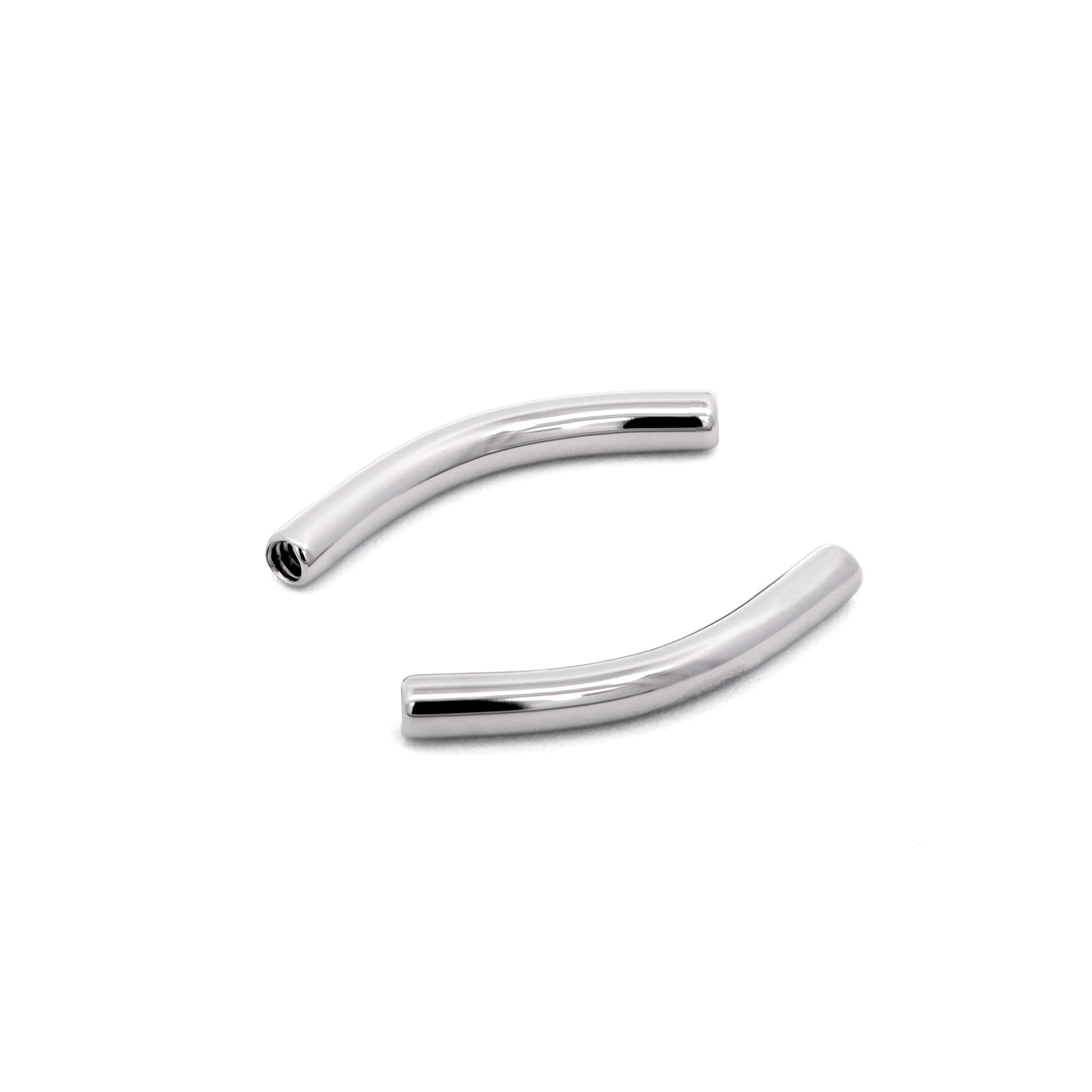 Titanium 16g Curved Barbell - Threaded