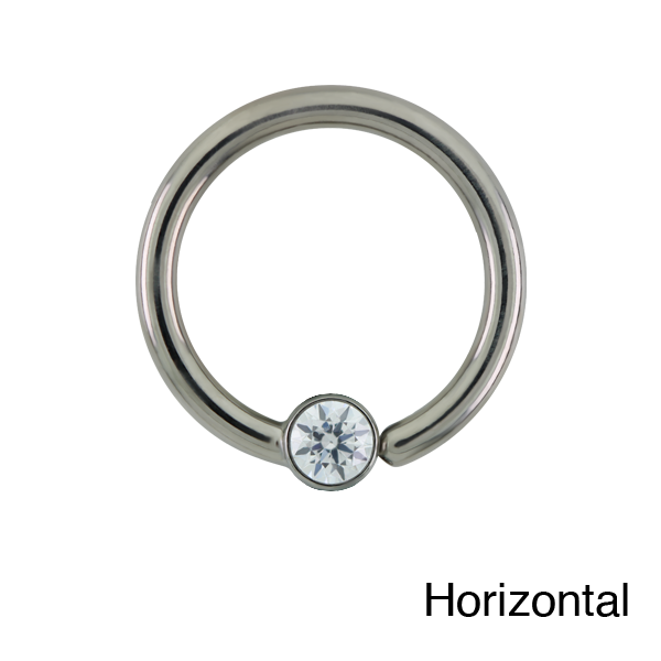 Titanium Fixed Bezel Ring